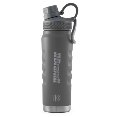 Omole 18 fl oz Charcoal Stainless Steel Water Bottle (532 ml)