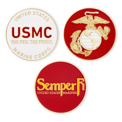 Officially Licensed U.S.M.C. Ball Marker Set