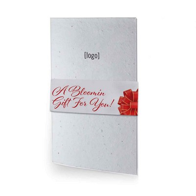 Holiday Seed Paper Notebook