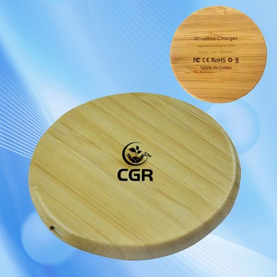 Wooden QI Wireless Charging Pad