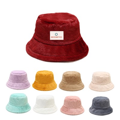 Winter Faux Fur Bucket Hat