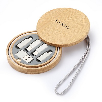 Bambooo Charging Cable Set with 3 USB Adapters