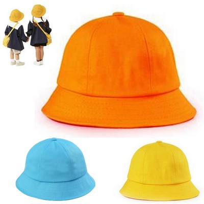 Kids' Bucket Cap Hat - A Stylish and Sun-Smart Choice for Young Adventures