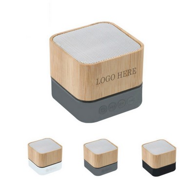 Bamboo Wood Portable Speaker