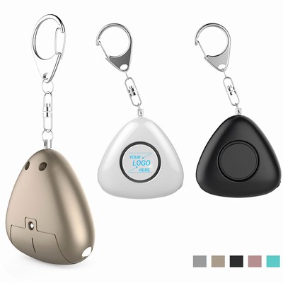 LED Light Keychain with Personal Alarm