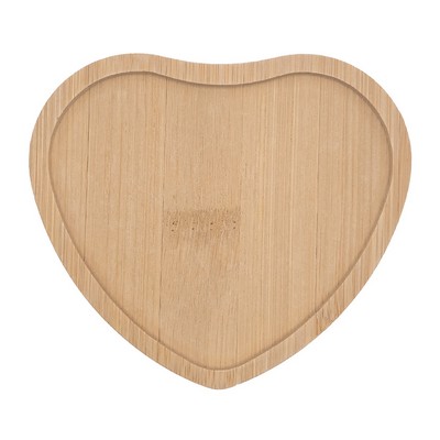 Wooden Coaster - Heart Shape