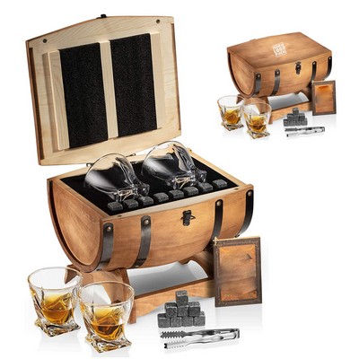 Premium Whiskey Stones Gift Set: Ideal Men's Whisky Chillers