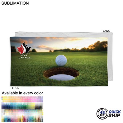 48 Hr Quick Ship - Golf Caddie Towel, Extra Large, in Plush Velour Terry , 24"x48", Sublimated