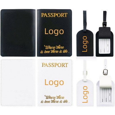 PU Leather Travel Passport Covers Holder