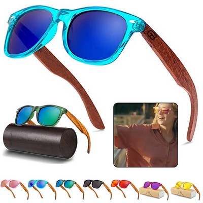 Premium Bamboo Frame Sunglasses