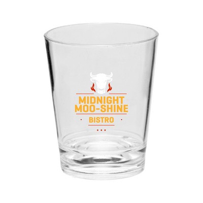 1.5 oz. QuickSip Translucent Plastic Shot Glass (Full Color Imprint)