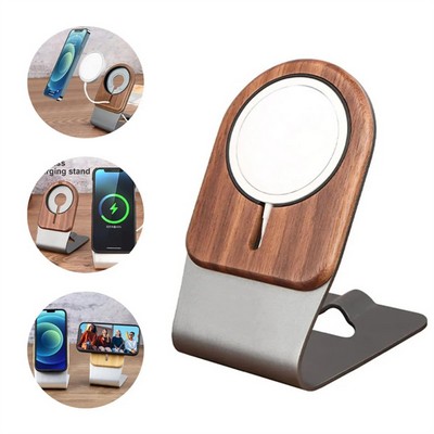 Wireless Charging Wooden Phone Stand