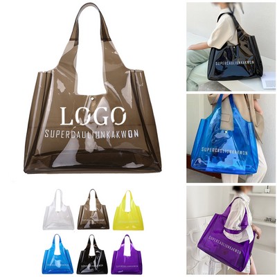 Transparent Plastic Tote Bag