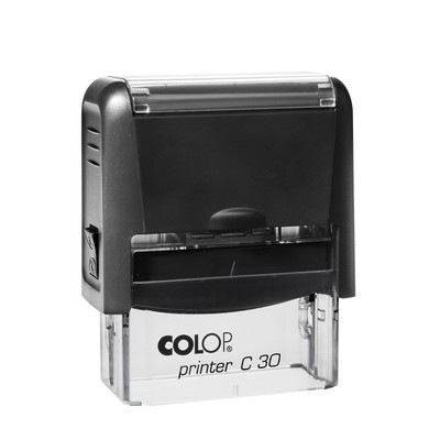 COLOP Printer C 30 Compact Self-Inking Rubber Stamp (3/4" x 1 7/8")