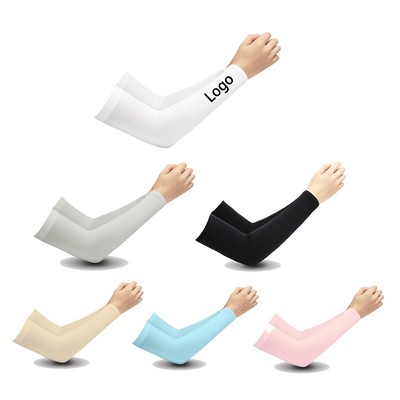 Unisex UV Protection Arm Cooling Sleeves Ice Silk Arm Cover