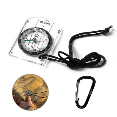 Multifunctional Compass w/Carabiner