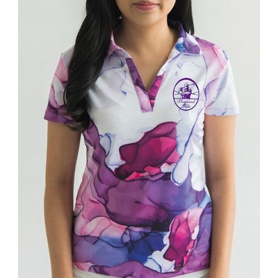 Women's Golf Polo - Purplicious