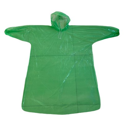 Disposable Custom Logo Rain Poncho