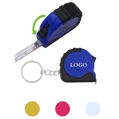 3 Ft Mini Tape Measure Keychain MOQ 10pcs