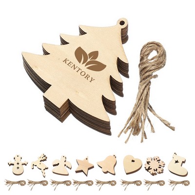 Wood Christmas Ornaments Decorations