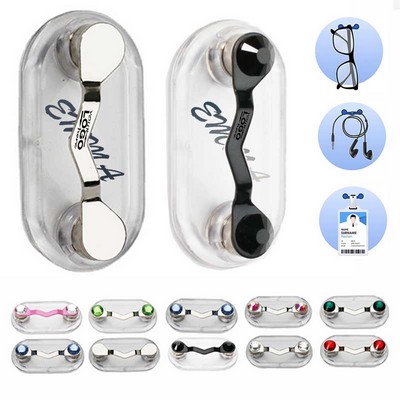 Magnetic Eyeglasses Clips Holder