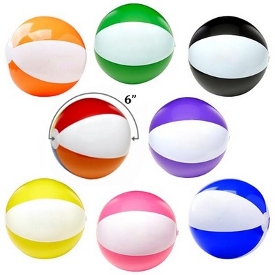 6" Two Tone Beach Ball