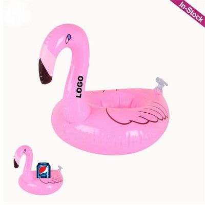 Inflatable Flamingo Drink Holder-Ocean