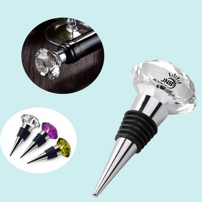 Diamond Shape Decorative Wine Stopper