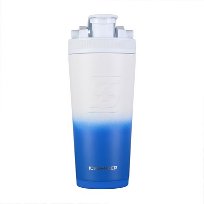 Ice Shaker - Royal/White Ombre - 26 oz