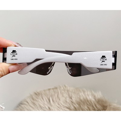 Punk Futuristic Rimless Sunglasses Sunglasses