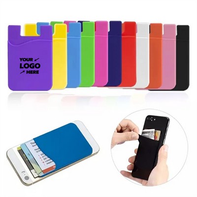 Silicone Phone Card Holder