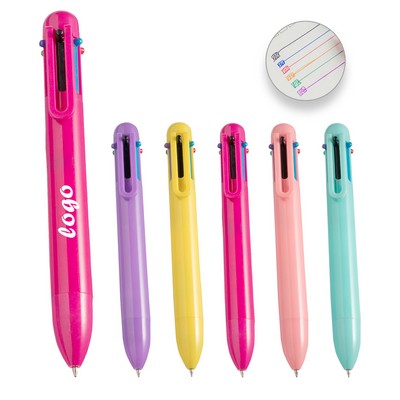 6-in-1 Retractable Ballpoint Pen