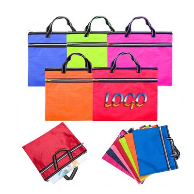 Document File Holder Zipper File Bags