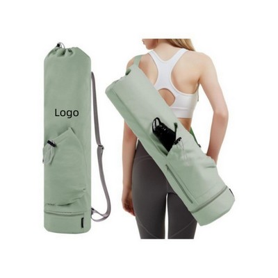 Yoga Mat Bag With Water Bottle Pocket