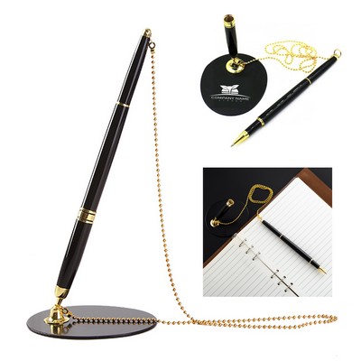 Counter Signature Pen with Chain