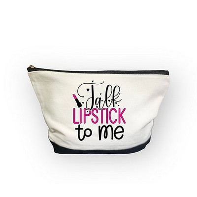 Large Canvas Travel Cosmetic Bag