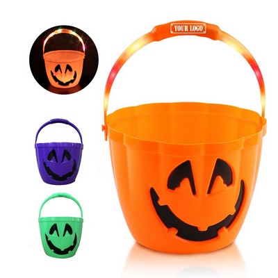 LED Halloween Candy Bucket