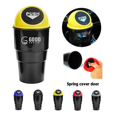 Mini Car Trash Can With Lid