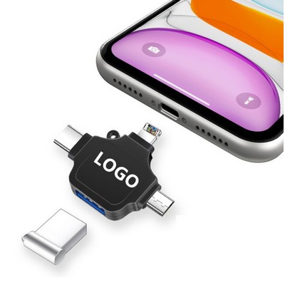 ONE lightning/micro USB /USB C 3 in 1 OTG adapter