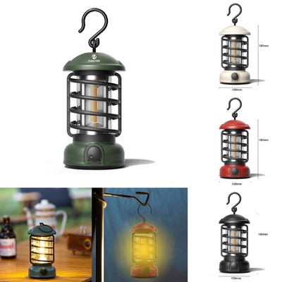 Camp Light Retro Design Portable Waterproof LED Lantern Outdoor Tent Bulb for Camping