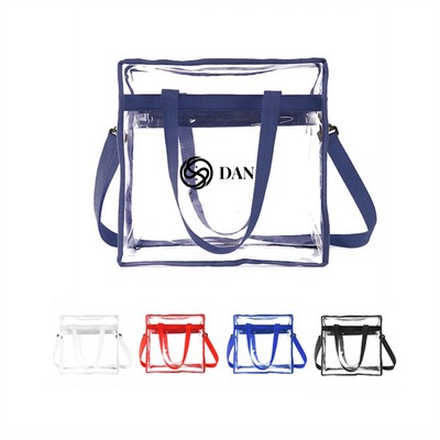 PVC transparent tote bag