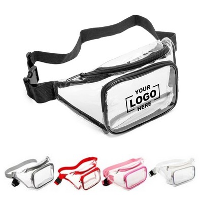 Clear Adjustable Travel Transparent Waist Bag