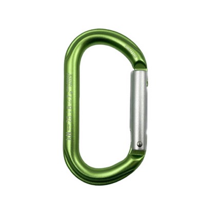 D Ring Shape Straight Gate Aluminum Carabiner