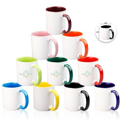 11Oz Double Color Coated Ceramic Mug