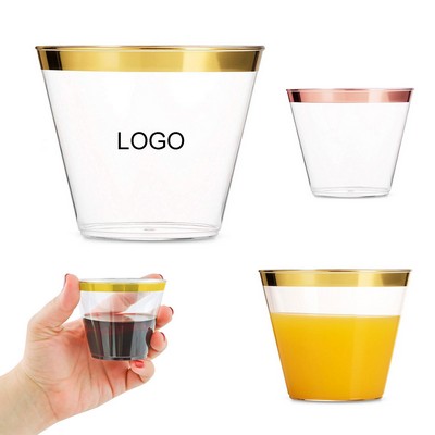 9 Oz. Clear Disposable Plastic Cup