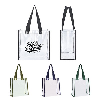 Clear Vinyl Tote Bag