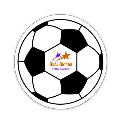 Soccer Ball Shaped NoteKeeper™ Magnet 35 Mil