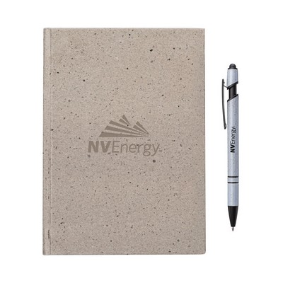 Tree Free Journal/Austen Pen Gift Set - Grey