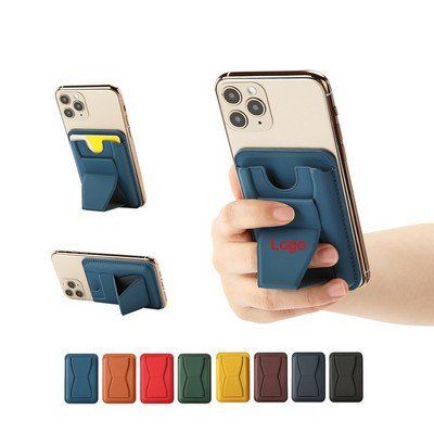 Magnetic Phone Wallet Stand