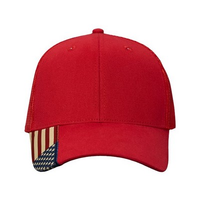 Kati USA Flag Cap w/Mesh